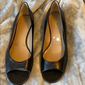 Cole Haan Nike air open toe  low wedge